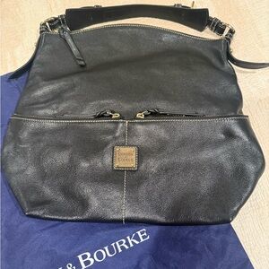 Dooney & Bourke Black Leather Hobo Bag